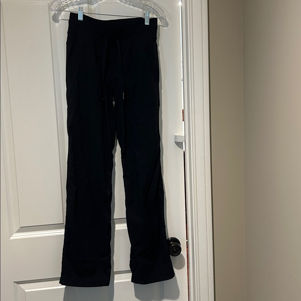 lululemon studio pant black size 4